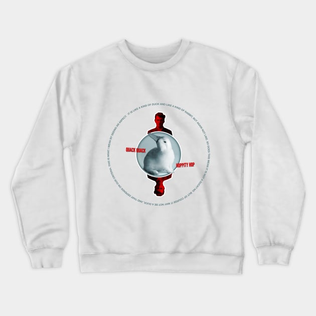 Duck-Rabbit Crewneck Sweatshirt by Dead Philosophers in Heaven